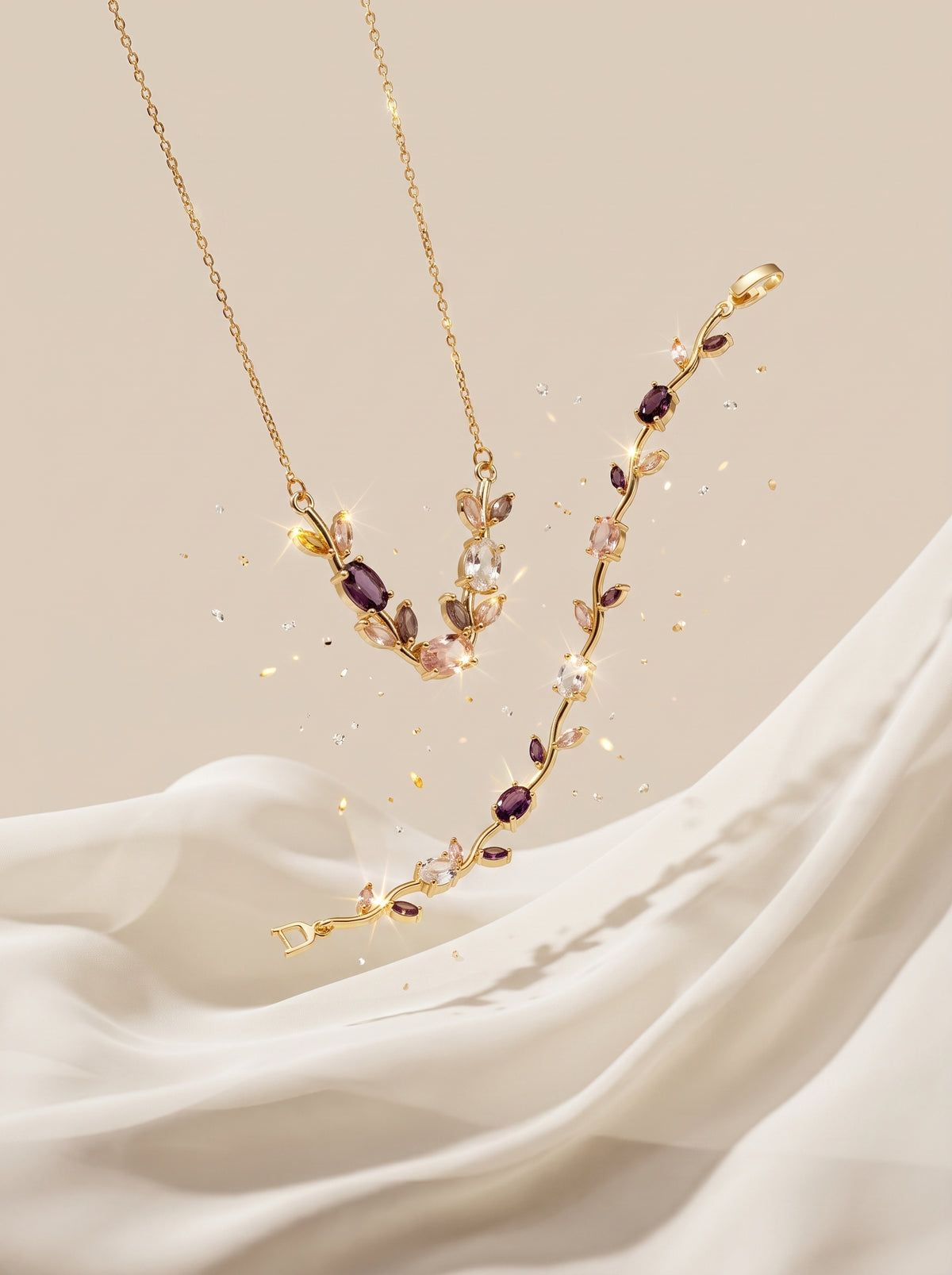 Tulip Vine Jewelry Set