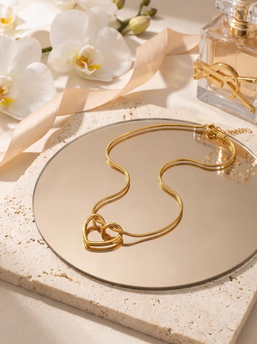 Golden Heart Necklace