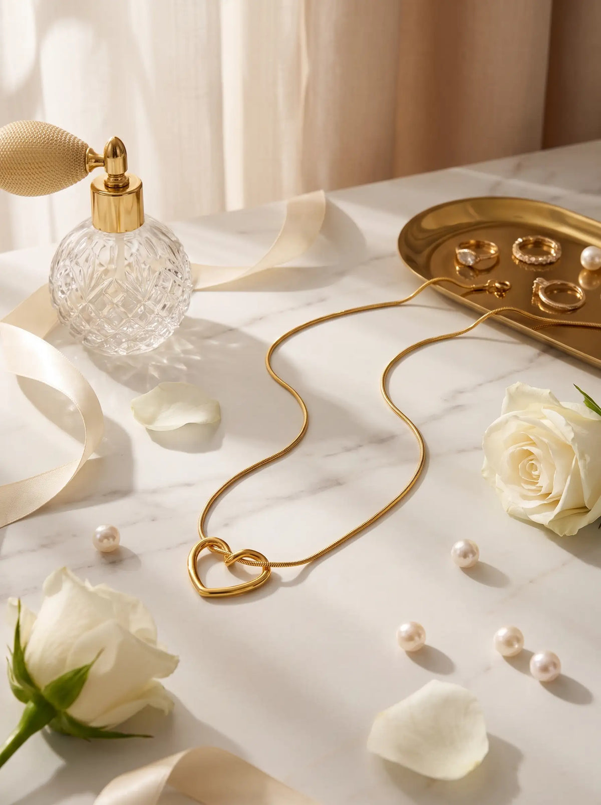 Golden Heart Necklace