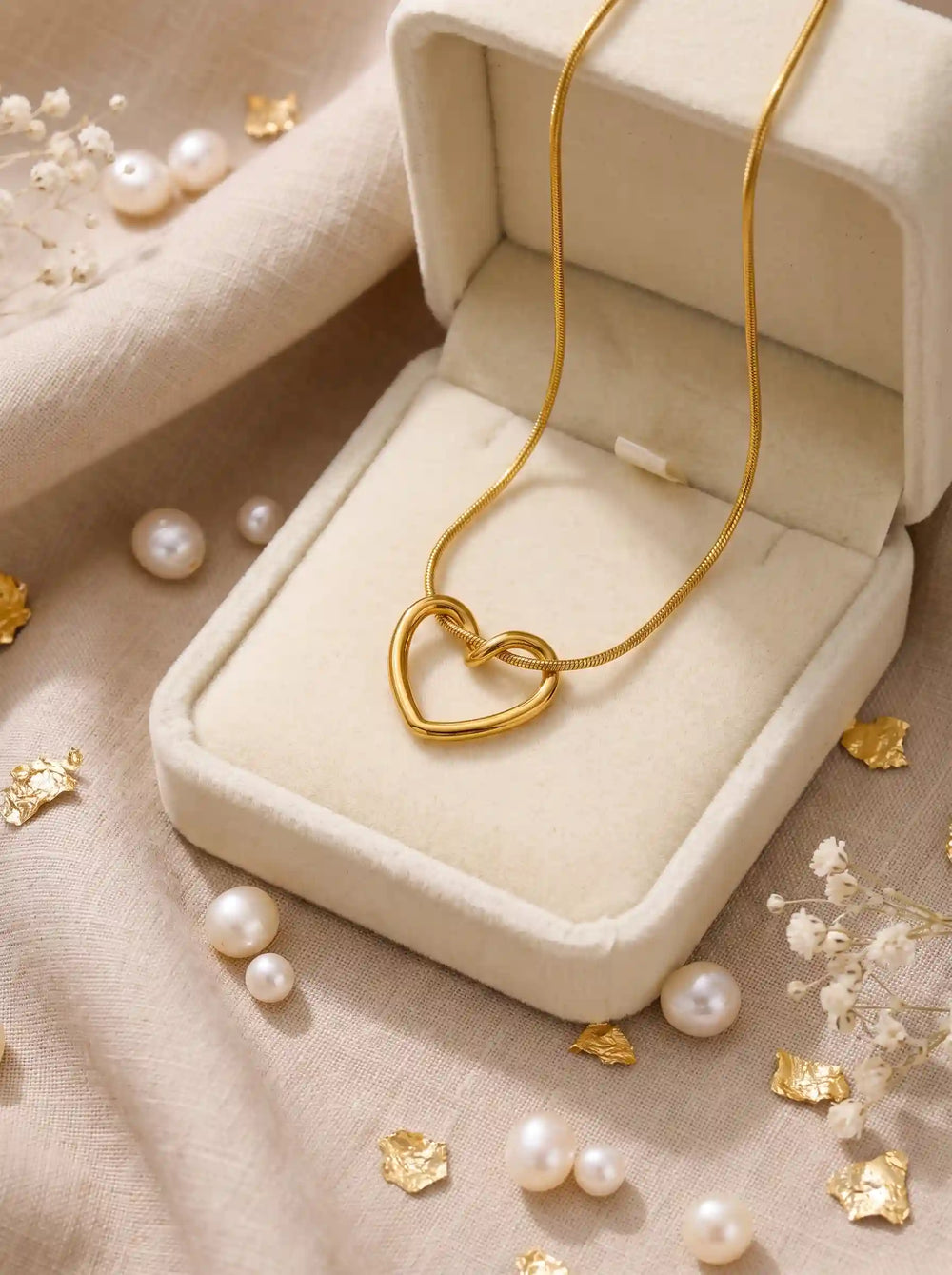 Golden Heart Necklace