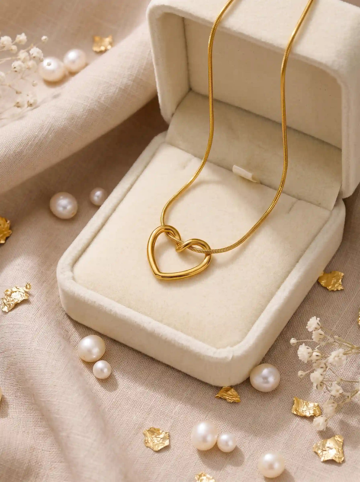 Golden Heart Necklace