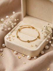 Gold Bead Bracelet