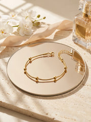 Gold Bead Bracelet