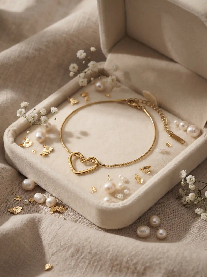 Golden Heart Bracelet