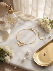 Golden Heart Bracelet