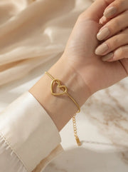 Golden Heart Bracelet