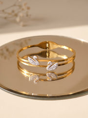 Swan Duet Bracelet